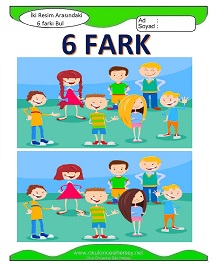 İki Resim Arasındaki Farkı Bul Etkinliği